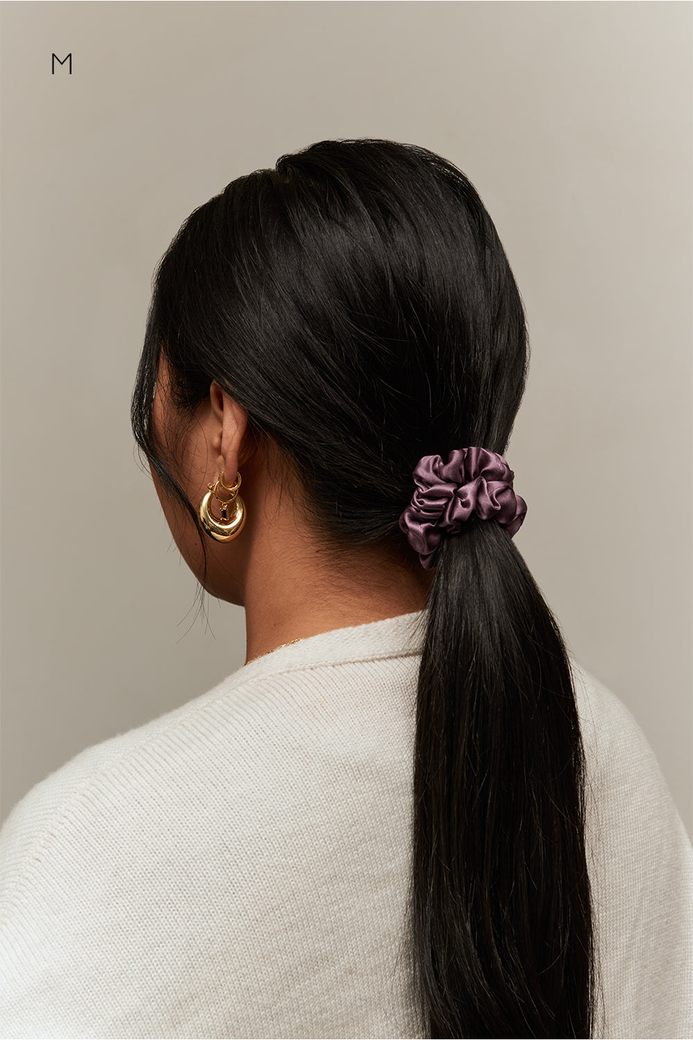 Silk Scrunchie - Mauve